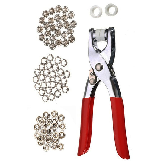 Plier Tool Metal Snap Button 20/80 Pcs Thickened Snap Fastener Kit DIY Craft Supplies Buttons For Clothing Jeans Sewing Accessories